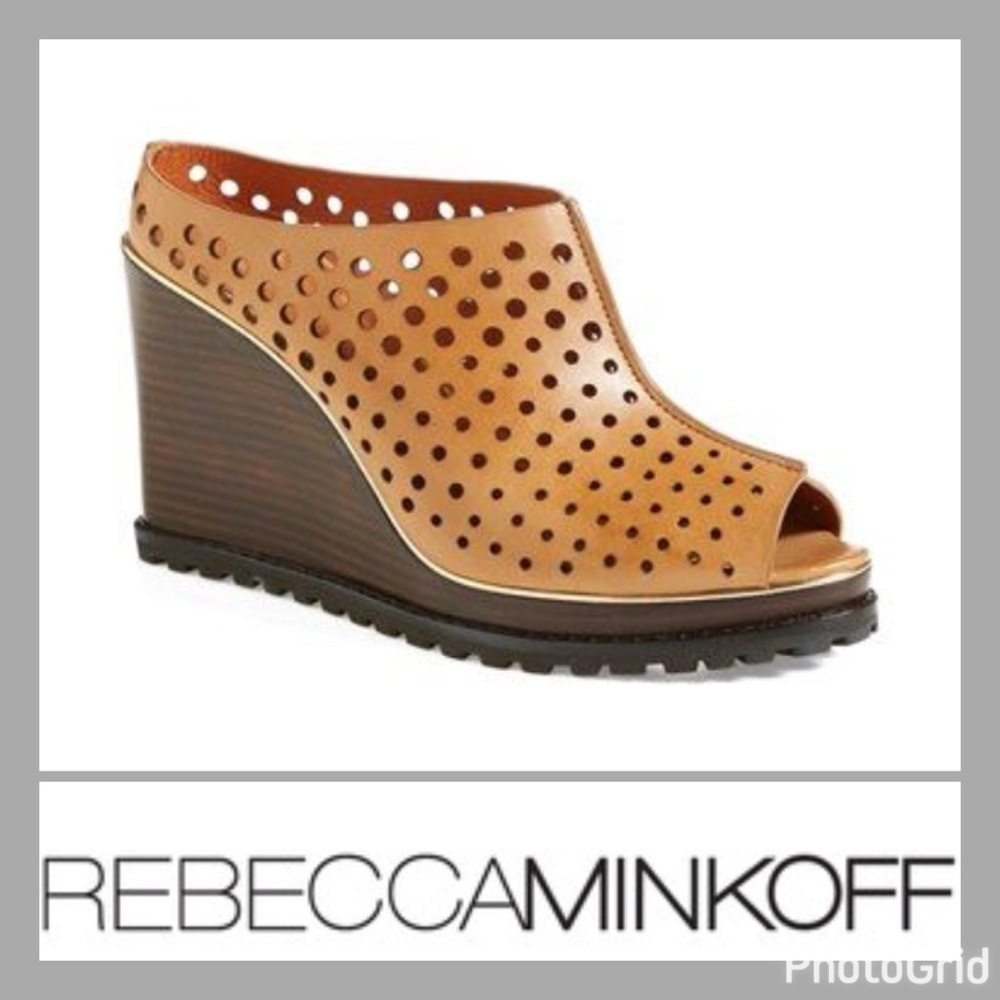 Rebecca Minkoff Hudson perforated mules