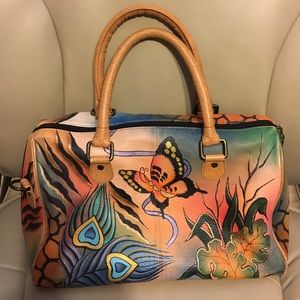 Anuschka Large Genuine Leather Handbag