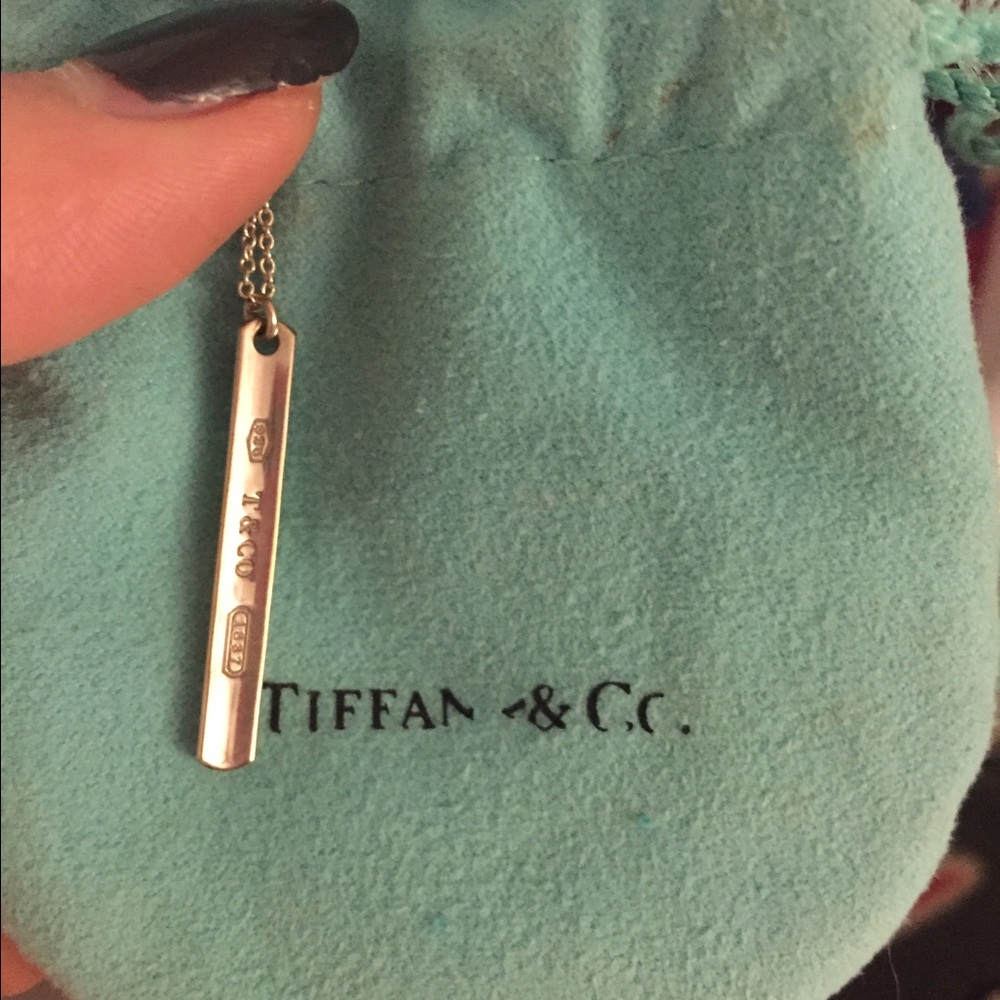 Tiffany & Co 1837 Bar Necklace