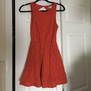 Cotton On XS Lace Orange Dress
