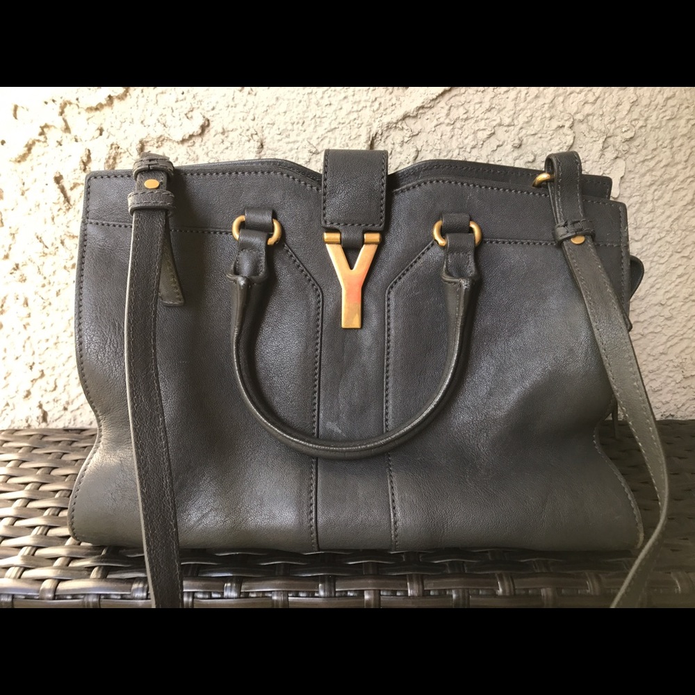 Yves Saint Laurent Grey Bag