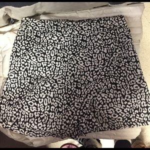 Cheetah Print Skort