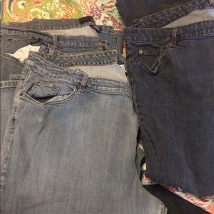 Lot of Lane Bryant jeans