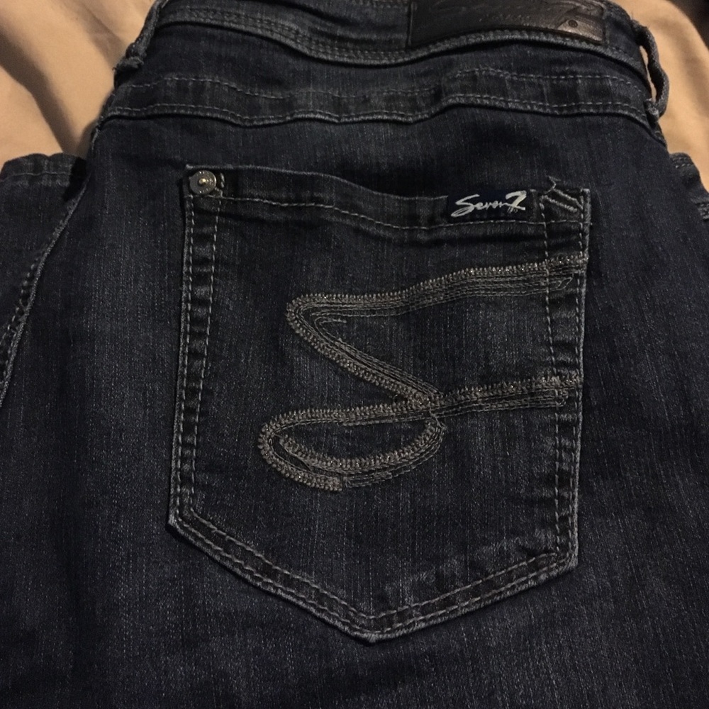 EUC Seven skinny ankle jeans