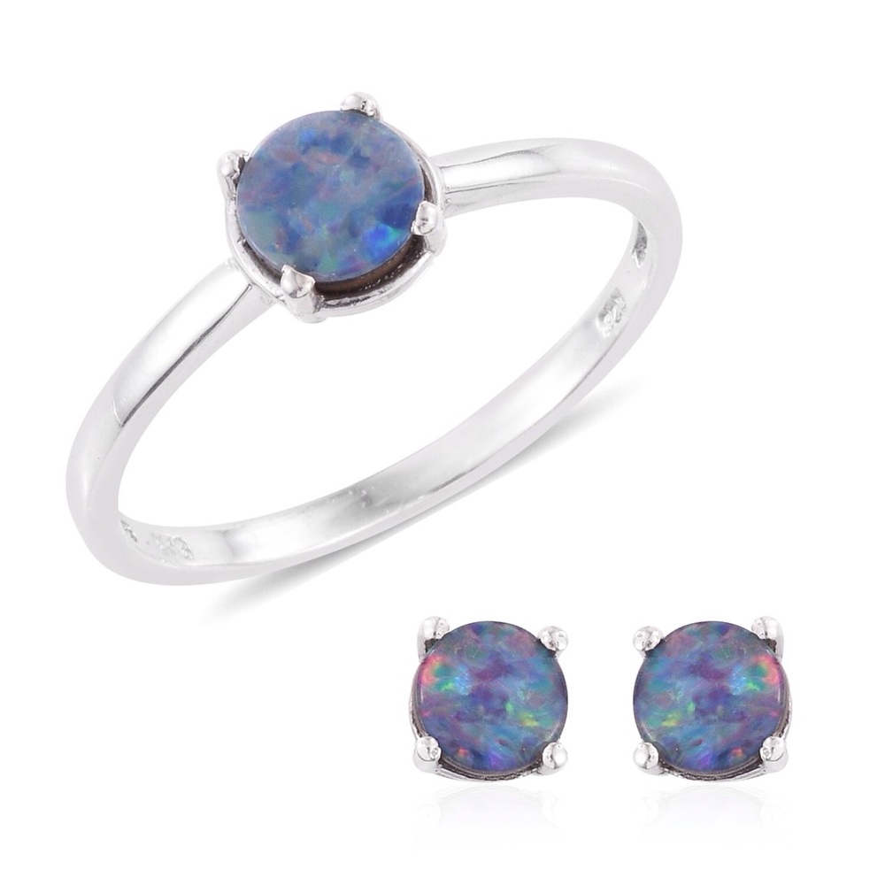 Opal, Australian Boulder Opal Set