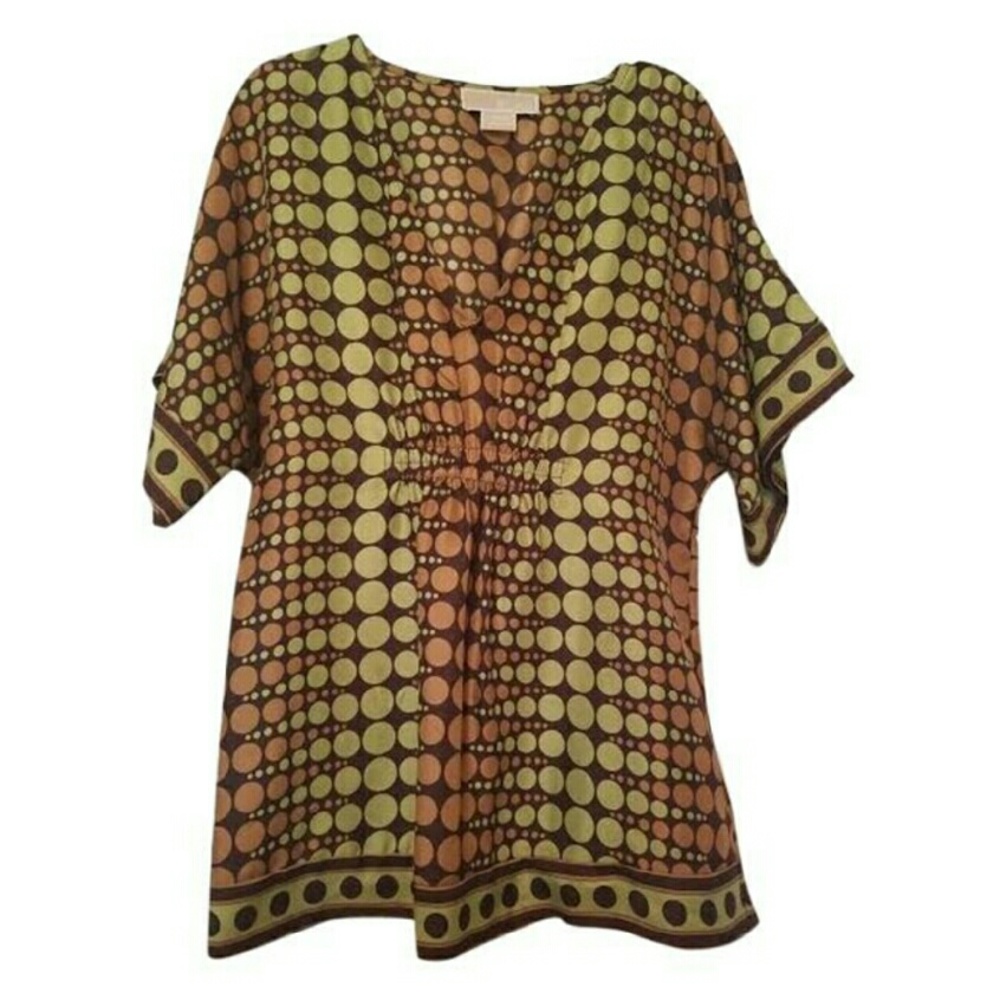 Michael Kors Multi-colored Dot Tunic