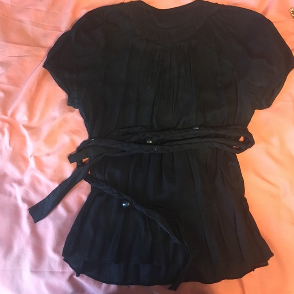 🎉HP🎉 F21 tunic with gorgeous handwoven bead belt - Picture 4 of 4