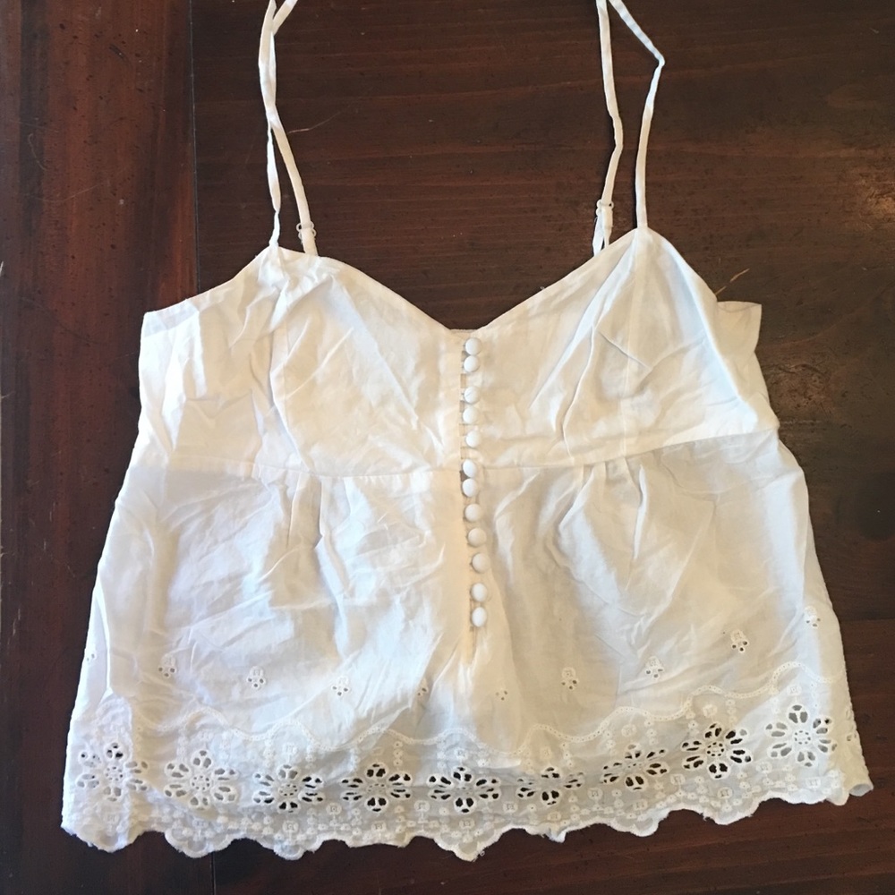 Jessica Simpson eyelet top