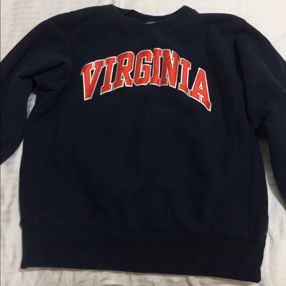 Men's College crew neck sweater