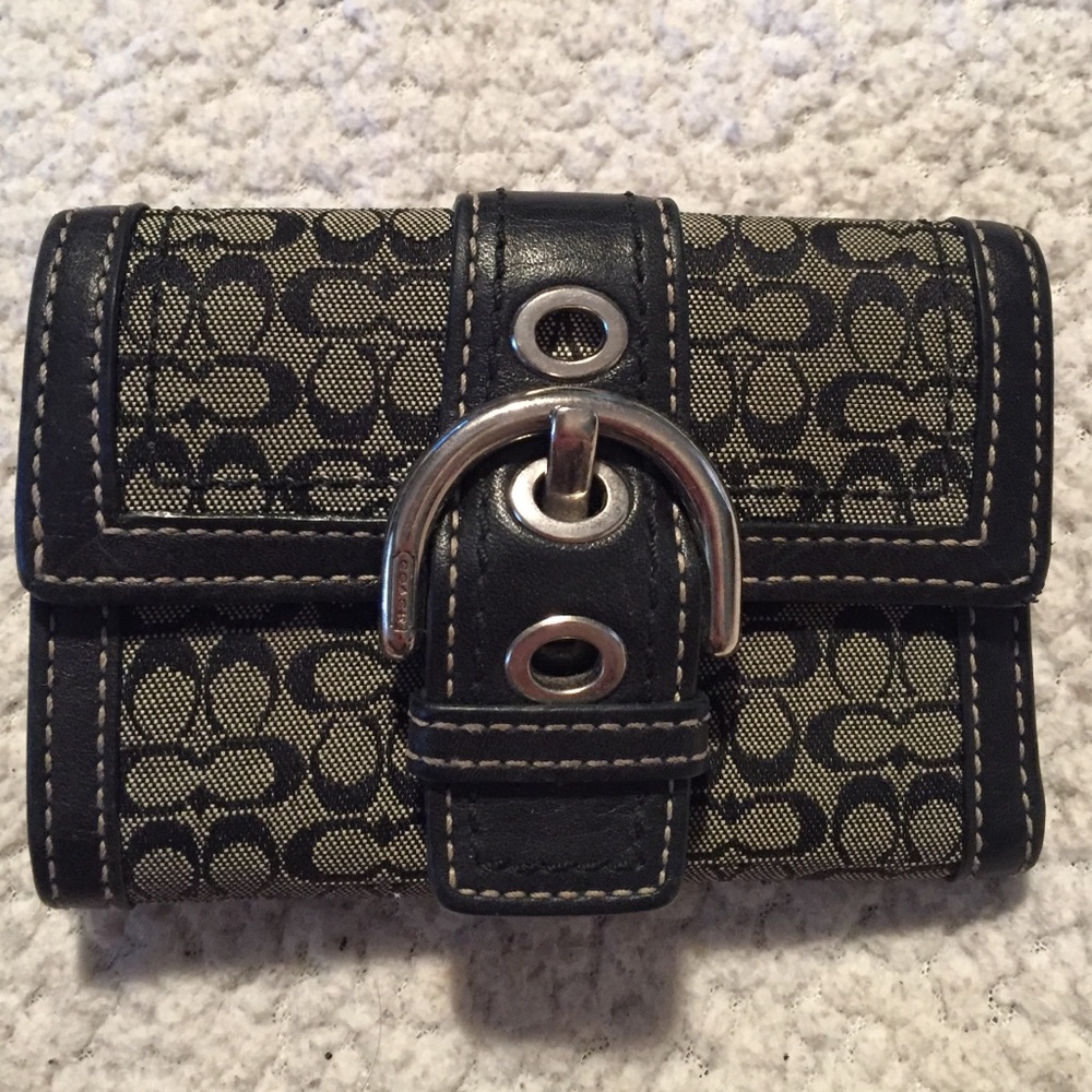Genuine Coach Buckle Wallet