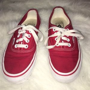 Red Vans