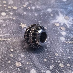 FINAL Authentic Pandora Pave Lights Stripes  Charm