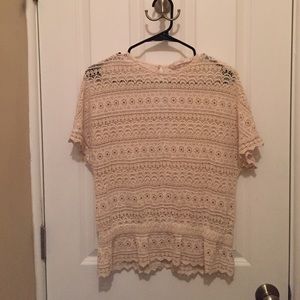 Zara size S lace shirt