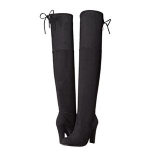Steve Madden (Gorgeous) Black Over the Knee boots