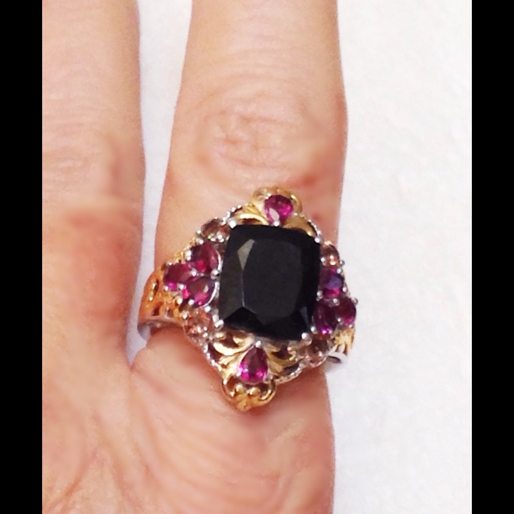 Tourmaline, Rhodolite Garnet - Picture 3 of 3