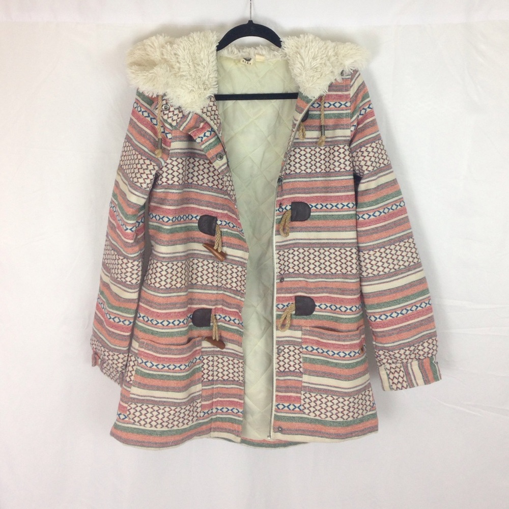 Roxy Tribal Print Winter Coat