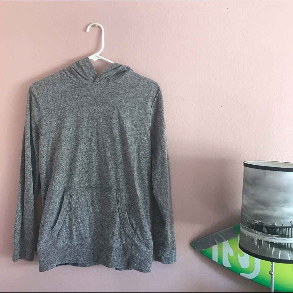 Thin Light Grey Hoodie