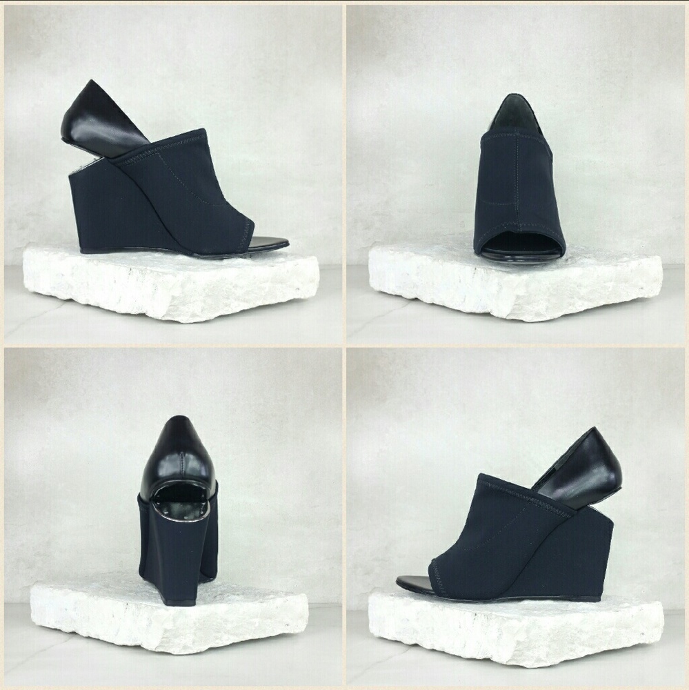 ALEXANDER WANG Alla neoprene and leather wedge - Picture 2 of 5