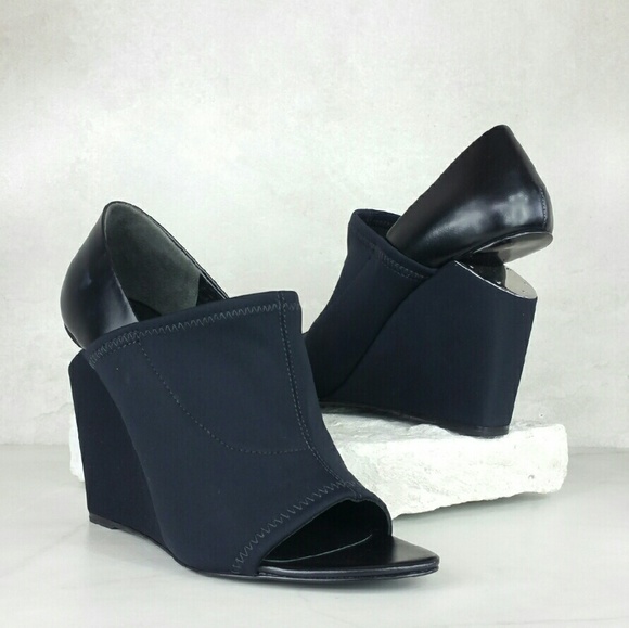 Alexander Wang Shoes - ALEXANDER WANG Alla neoprene and leather wedge