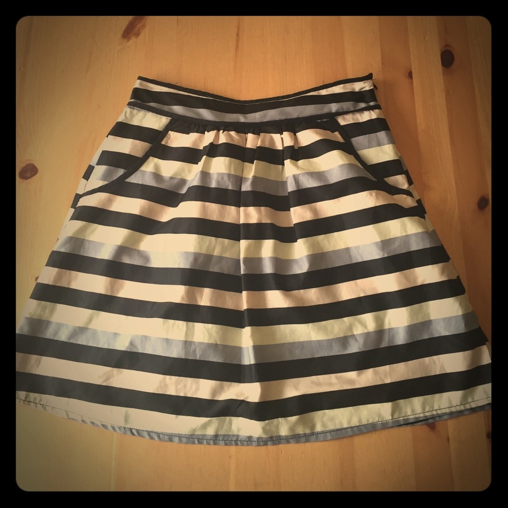 Francesca's striped skirt