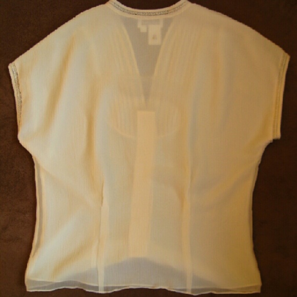 Coldwater Creek Tops - Lacy Silk Blouse from Coldwater Creek Coldwater Creek Tops - Lacy Silk Blouse from Coldwater Creek