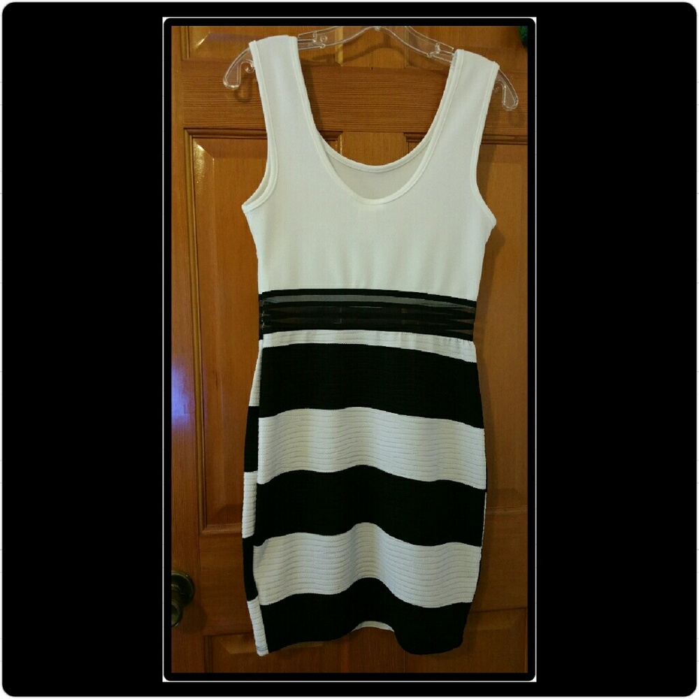 Black and White Dress