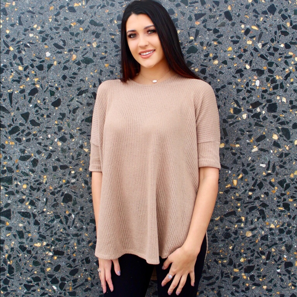 Oversized Brown Tunic