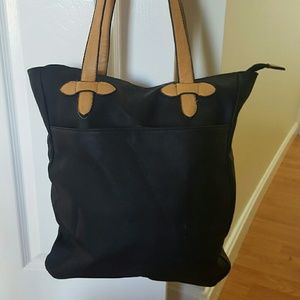Black over the shoulder bag