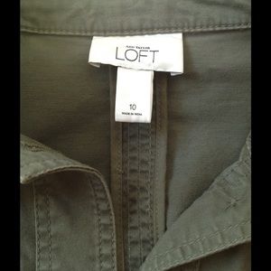 Ann Taylor Jackets & Coats - Ann Taylor Loft Olive Green Utility Jacket Ann Taylor Jackets & Coats - Ann Taylor Loft Olive Green Utility Jacket