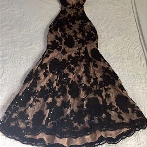 Dress the Population fit and flare dress