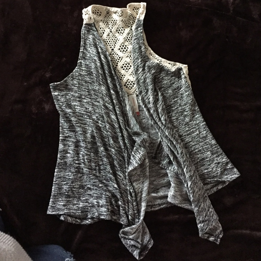 Crochet sweater vest