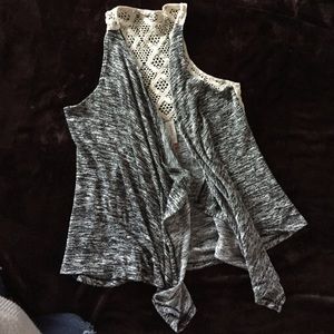 Crochet sweater vest