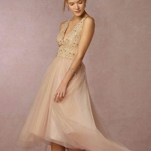 Brand new BHLDN blush dress