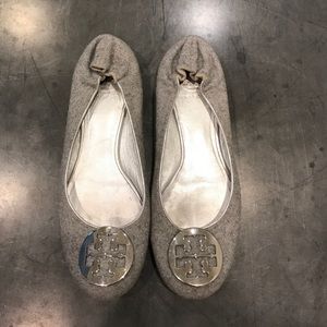 Tory Burch gray flannel Revas