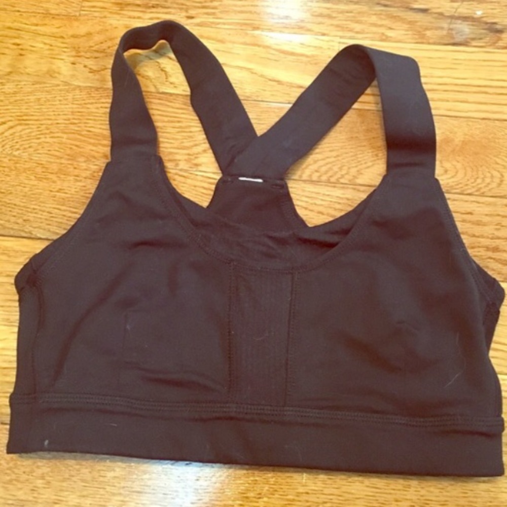 Size 4 Black Lululemon Sports Bra