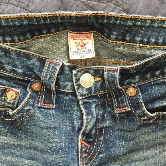 True Religion straight leg jeans size 27 - Picture 3 of 3