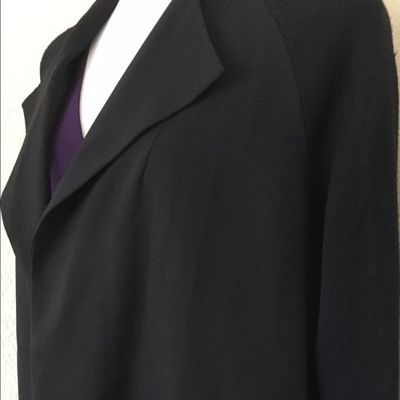 Calvin Klein black jacket open front evening wear jacket light coat jacket - Picture 8 of 15
