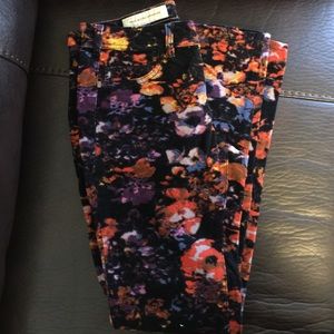 Anthropologie Pilcro Serif printed cords