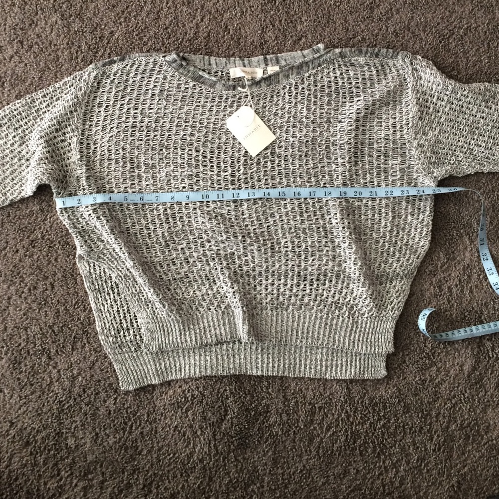 Inhabit grey linen comfort fit short sleeved shirt