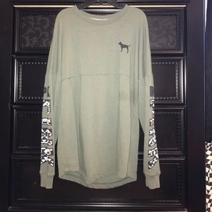 Long sleeve pink top