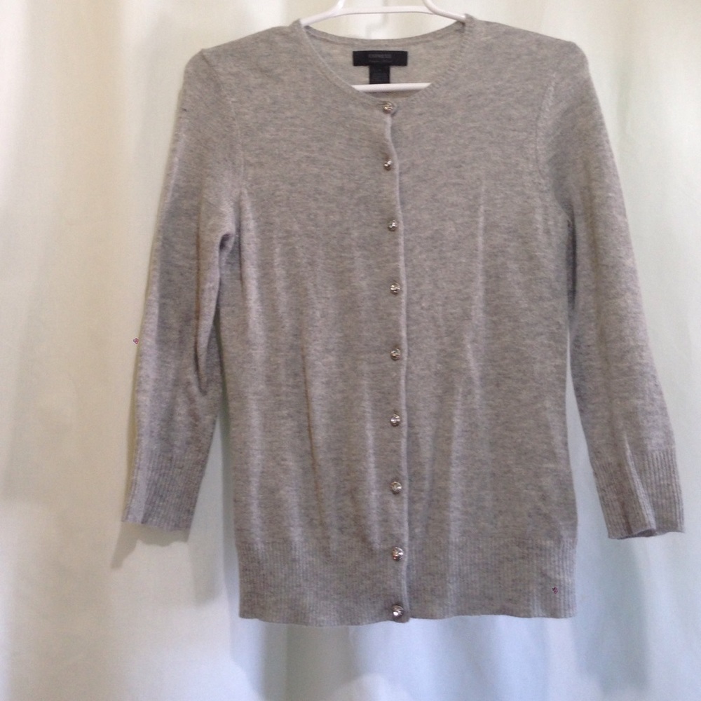 Express button down sweater shirt