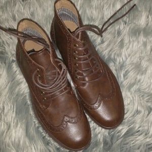 Madden rubber and leather flocking oxford high top