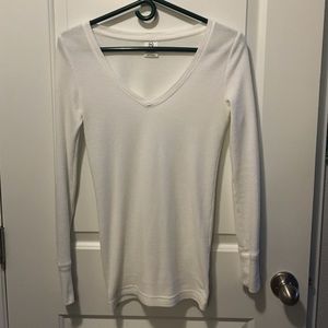 PINK white long sleeve