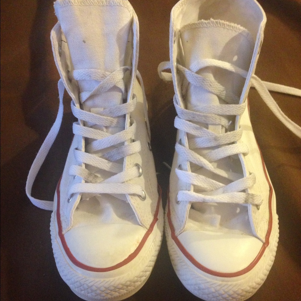 White High Top Converse