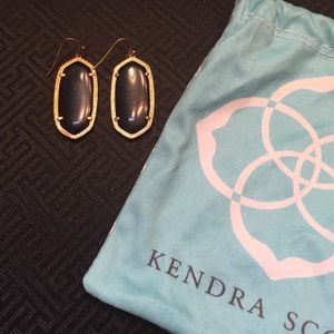 Black Kendra Scott earrings