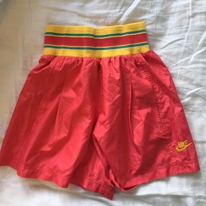 Vintage Nike high waisted shorts hot pink