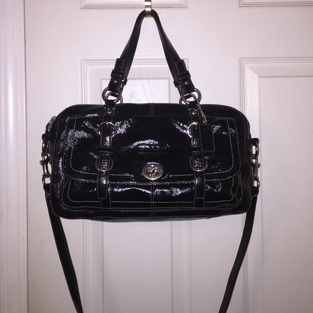 Black coach bag