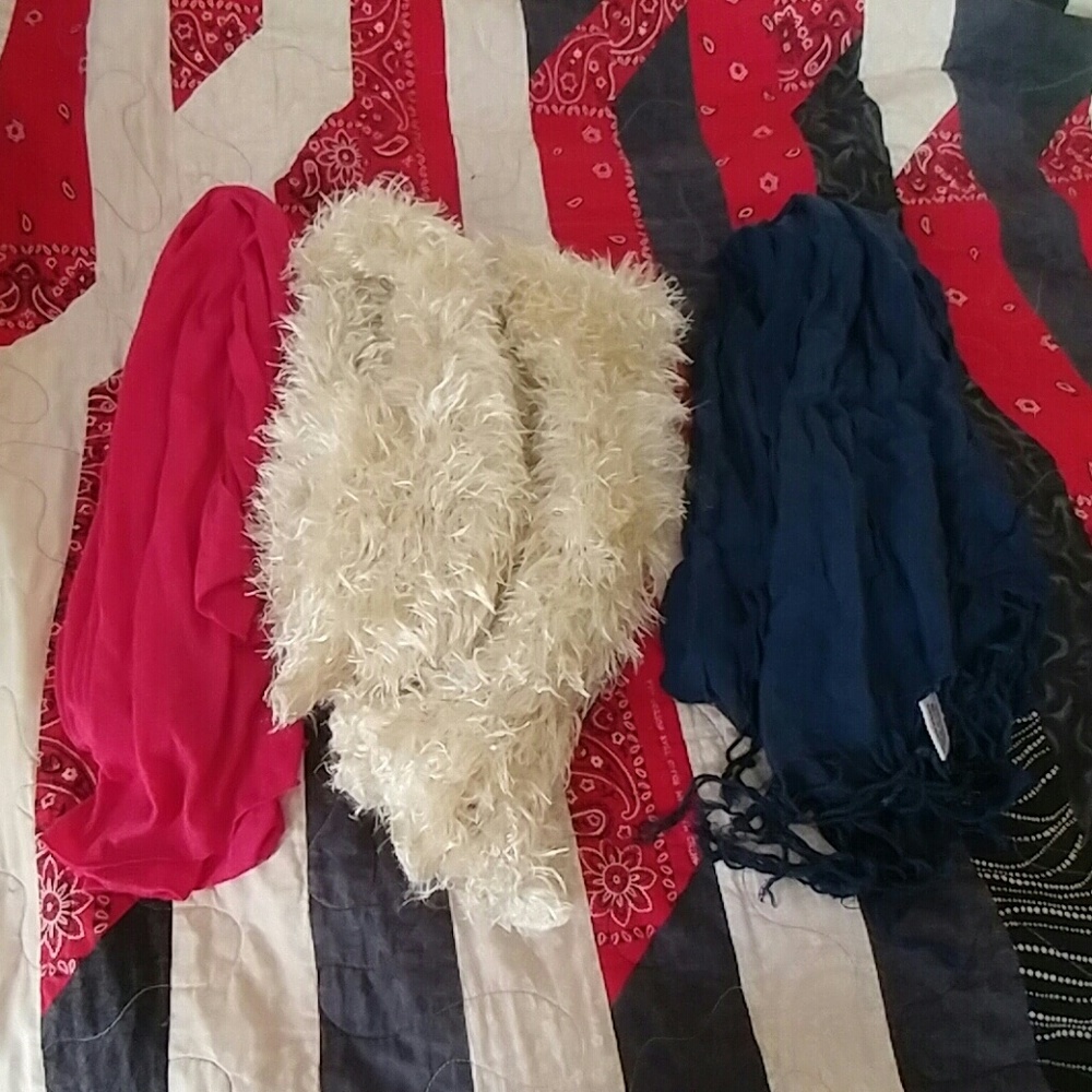 3 scarves