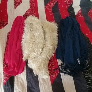 3 scarves