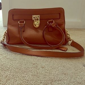 Leather Michael Kors shoulder bag